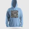 Straight Outta Mogappair Men/Unisex Hoodie in Baby Blue Color