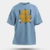 Jamin, Kadal Laye Illayam Men/Unisex Oversized T-Shirt in Baby Blue Color