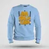 Jamin, Kadal Laye Illayam Men/Unisex Sweatshirt in Baby Blue Color