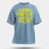 Enga Area La Pei Kelu Ennapathi Men/Unisex Oversized T-Shirt in Baby Blue Color