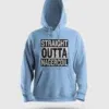 Straight Outta Nagercoil Men/Unisex Hoodie in Baby Blue Color