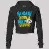 Namakku Therinja Orey Luv, Eluvvu Women's Crop Hoodies in Black Color