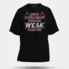 Unga Judgement Romba Weak Saarrr Men/Unisex Oversized T-Shirt in Black Color