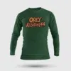 Ore Kushtamappa Men/Unisex Long Sleeve T-Shirt in Bottle Green Color