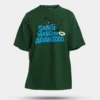 Sangi Mangiiiii….. Adangoooo Men/Unisex Oversized T-Shirt in Bottle Green Color