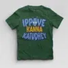 Ippove Kanna Katudhey Boys Round Neck T-Shirt in Bottle Green Color