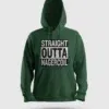 Straight Outta Nagercoil Men/Unisex Hoodie in Bottle Green Color