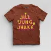 Jill Jung Jhakk Boys Round Neck T-Shirt in Brick Red Color