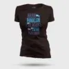 Nama Edhu Panalum Indha Ulagam Namala Uththu Paakanum Women's T-Shirt in Coffee Brown Color