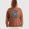 Straight Outta Maamiyaar Veedu Men/Unisex Hoodie in Coral Color