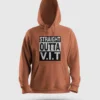 Straight Outta Vit Men/Unisex Hoodie in Coral Color