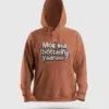 Moona Thotadhu Yaaru Men/Unisex Hoodie in Coral Color