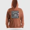 Straight Outta Nagercoil Men/Unisex Hoodie in Coral Color