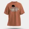 Manasula Michael Jackson Thangachi Nu Nenappu Men/Unisex Oversized T-Shirt in Coral Color