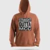Straight Outta Mcc Men/Unisex Hoodie in Coral Color