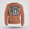 Straight Outta Omr Men/Unisex Sweatshirt in Coral Color