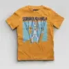 Sodhikkaraangada Boys Round Neck T-Shirt in Golden Yellow Color