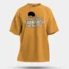 Manasula Michael Jackson Thangachi Nu Nenappu Men/Unisex Oversized T-Shirt in Golden Yellow Color