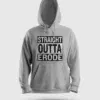 Straight Outta Erode Men/Unisex Hoodie in Grey Melange Color