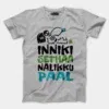 Inniki Setha Nalaiku Paal Men/Unisex T-Shirt in Grey Melange Color