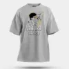 Idhu Vaaliba Vayasu Men/Unisex Oversized T-Shirt in Grey Melange Color