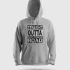 Straight Outta Ecr Men/Unisex Hoodie in Grey Melange Color
