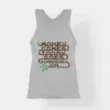 Money Comes Today Goes Tomorrow Ya Women's Tank Top in Grey Melange Color
