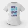 Nama Edhu Panalum Indha Ulagam Namala Uththu Paakanum Girls Round Neck T-Shirt in Grey Melange Color