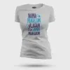 Nama Edhu Panalum Indha Ulagam Namala Uththu Paakanum Women's T-Shirt in Grey Melange Color