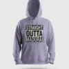 Straight Outta Madurai Men/Unisex Hoodie in Lavender Color