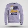 No Soodu No Soranai Only Blissssssss Men/Unisex Sweatshirt in Lavender Color