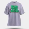 Pechu Pecha Irrukanum Men/Unisex Oversized T-Shirt in Lavender Color