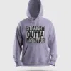 Straight Outta Ambattur Men/Unisex Hoodie in Lavender Color