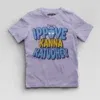 Ippove Kanna Katudhey Boys Round Neck T-Shirt in Lavender Color