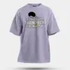 Manasula Michael Jackson Thangachi Nu Nenappu Men/Unisex Oversized T-Shirt in Lavender Color