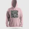 Straight Outta Kilpauk Men/Unisex Hoodie in Light Baby Pink Color