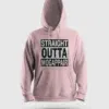 Straight Outta Mogappair Men/Unisex Hoodie in Light Baby Pink Color
