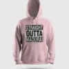 Straight Outta Madurai Men/Unisex Hoodie in Light Baby Pink Color