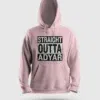 Straight Outta Adyar Men/Unisex Hoodie in Light Baby Pink Color