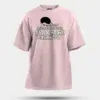 Manasula Michael Jackson Thangachi Nu Nenappu Men/Unisex Oversized T-Shirt in Light Baby Pink Color