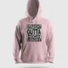 Straight Outta High Court Men/Unisex Hoodie in Light Baby Pink Color