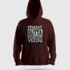 Straight Outta Maamiyaar Veedu Men/Unisex Hoodie in Maroon Color