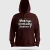 Moona Thotadhu Yaaru Men/Unisex Hoodie in Maroon Color