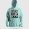 Straight Outta Dav Men/Unisex Hoodie in Mint Color