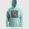 Straight Outta Mylapore Men/Unisex Hoodie in Mint Color