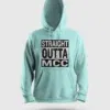 Straight Outta Mcc Men/Unisex Hoodie in Mint Color
