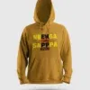 Neenga Romba Sappaa Phigru Men/Unisex Hoodie in Mustard Yellow Color