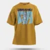 Sodhikkaraangada Men/Unisex Oversized T-Shirt in Mustard Yellow Color