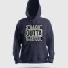 Straight Outta Nagercoil Men/Unisex Hoodie in Navy Blue Color