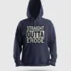 Straight Outta Erode Men/Unisex Hoodie in Navy Blue Color